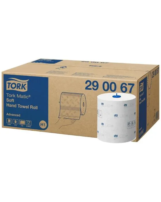 Tork Matic extra doux rouleau de serviette à main 2 Ply 612 feuille 6 Pack