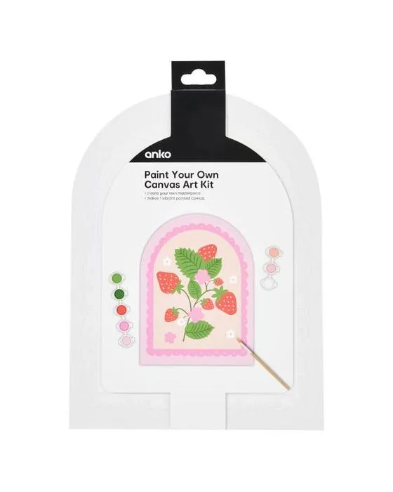 Peignez votre propre trousse d'art en toile - Berry