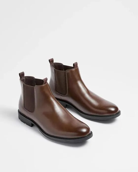 Cible Hommes Cloué PU Chelsea Boot - Troy