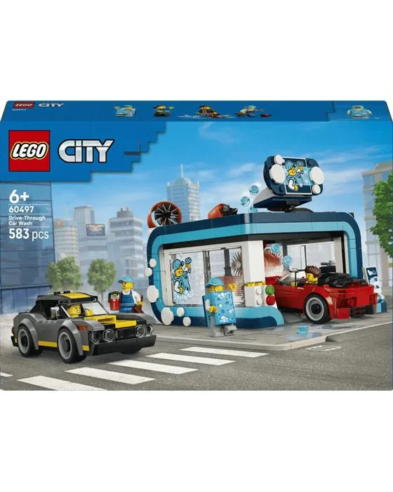 LEGO City Laver la voiture à travers la voiture 60497
