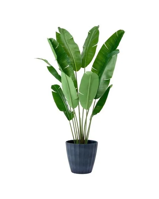 35cm Pot en plastique noir concave