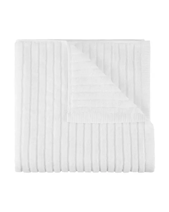 Serviette de bain en coton - Blanc