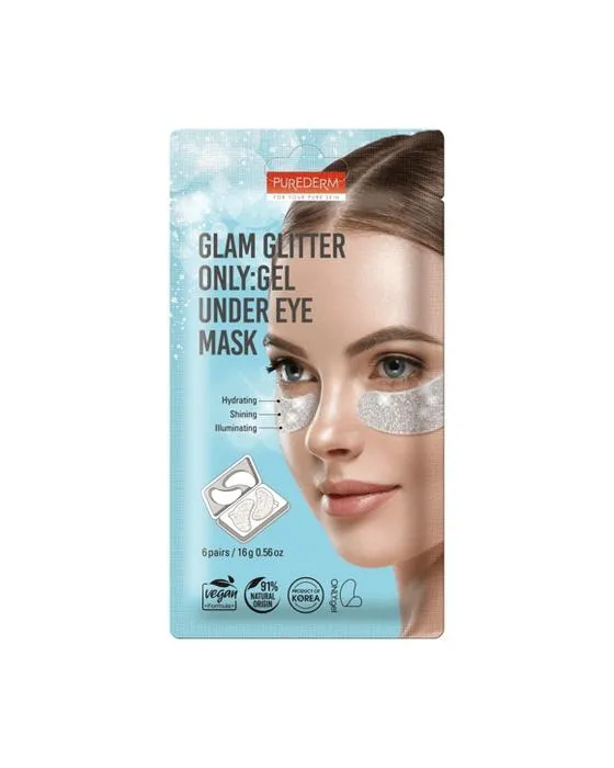 Glam Glum Glum SEULEMENT: Gel sous masque à yeux 16g - Triple Hyaluronique Acid, Complexe de Bijoux et Coconut