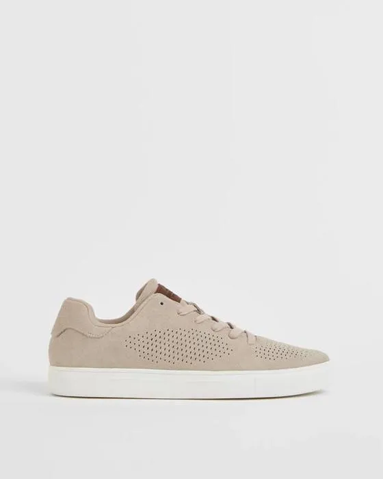 Cible homme épingle frappé Suede Sneaker