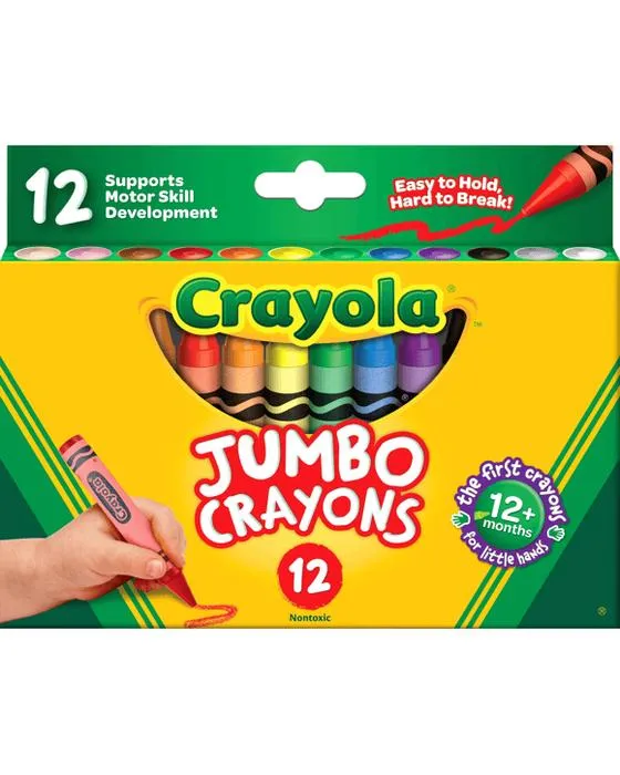 Crayola Mes premiers Crayons Jumbo - Paquet de 12