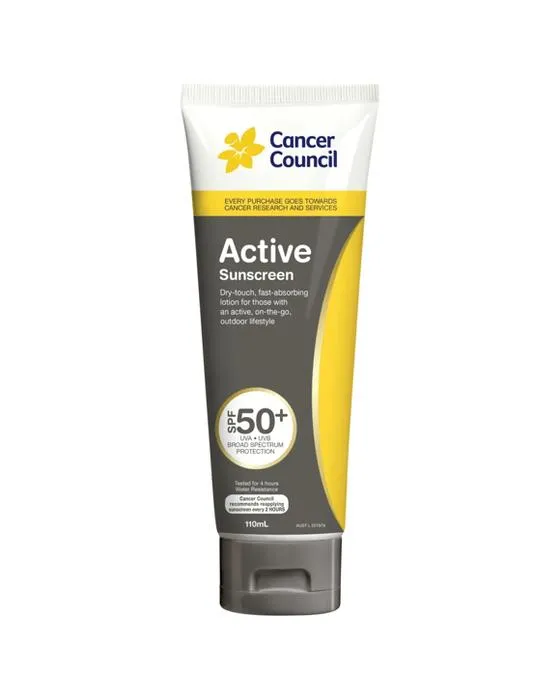 Conseil du cancer SPF50+ Écran solaire actif 110ml