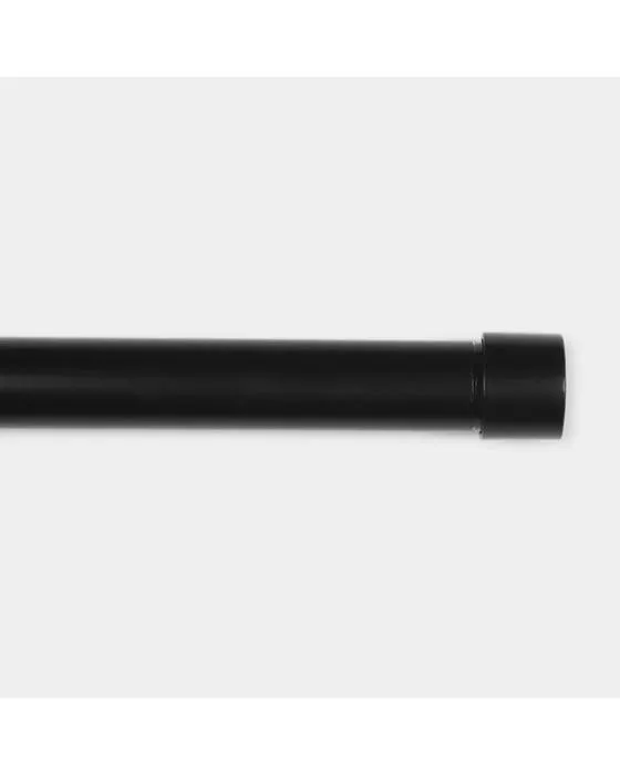 Ensemble de porte-rideaux extensibles - Noir