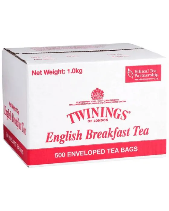 Twinings Anglais Petit déjeuner thé 500 Pack