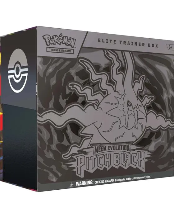 Jeu de cartes de trading de Pokemon: Mega Evolution Emplacement Black Elite Trainer Box