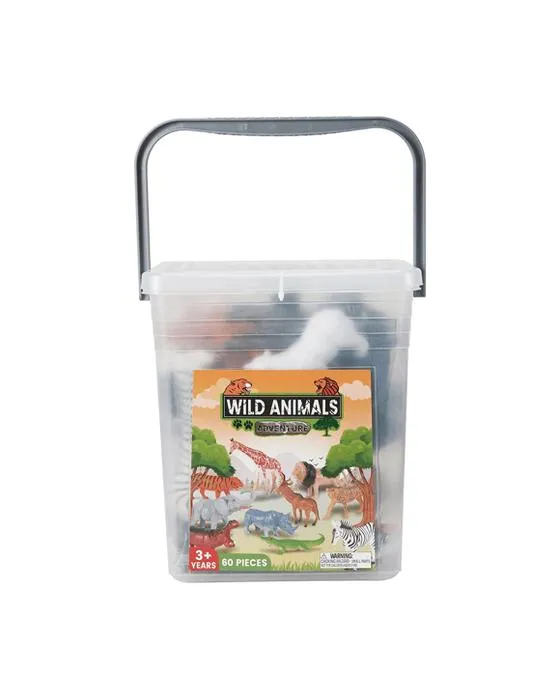 Ensemble d'aventures pour animaux sauvages de 60 pièces