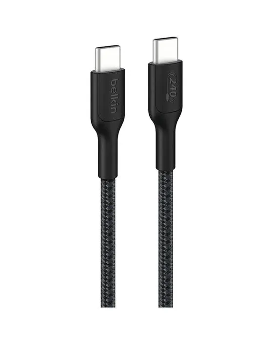 Belkin BoostCharge Pro Câble USB-C à USB-C tressé 1M noir