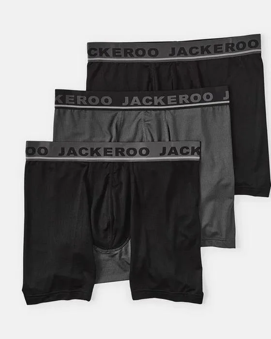3 Pack Jackeroo Longueur moyenne Trunks de maille