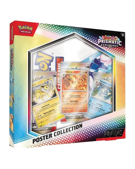 Pokemon Trading Card Game: Collection d'affiches Scarlet & Violet Prismatic Evolutions