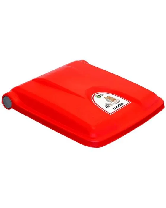 Systèmes de séparation des sources Couvercle de décharge de la poubelle 45L Rouge