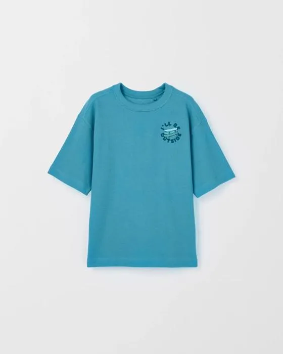 Cible Enfants Australien coton T-shirt de surdimensionnement de la gaufre