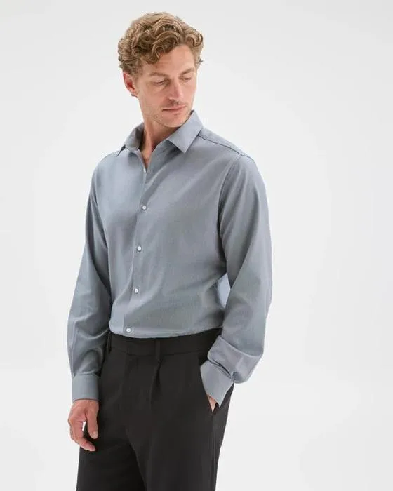 Aperçu Chemise Australienne en coton texturé Business