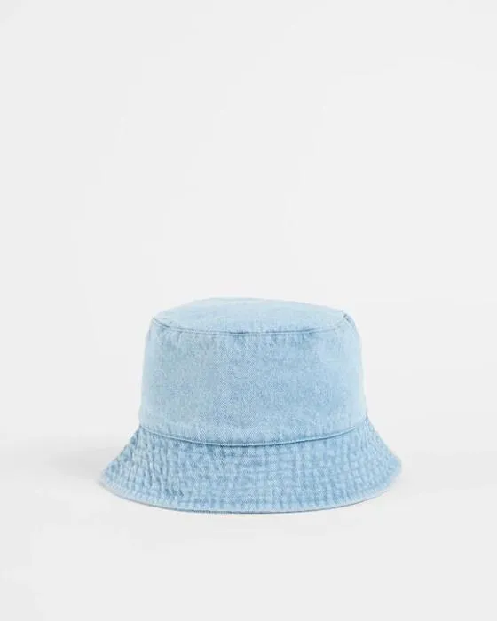 Ciblez le chapeau de seau de denim pour enfants