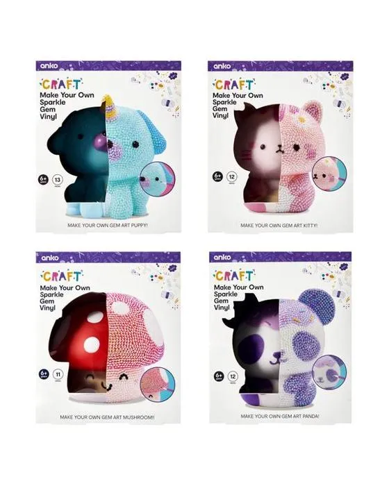 Faites votre propre ensemble de vinyle de Gem Sparkle - Assortiment