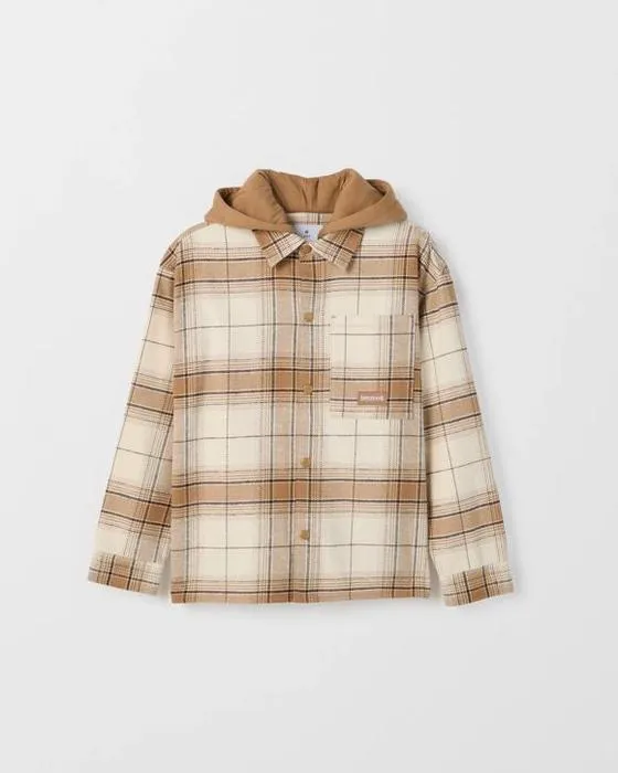 Cible Enfants Australienne Coton lourd Flannelette Chemise à capuche