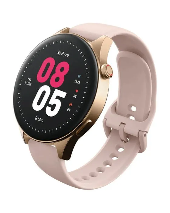 Ryze Wave Smart Watch Rose et blanc