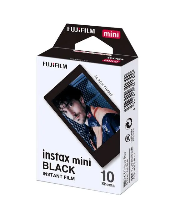 Fujifilm 10 Pack Instax Mini Film Noir