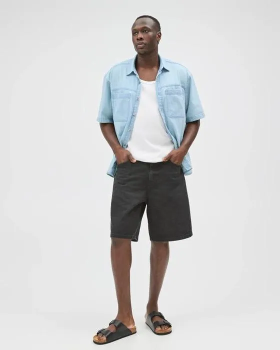 Chemise de Denim pour la Plaine de Commons