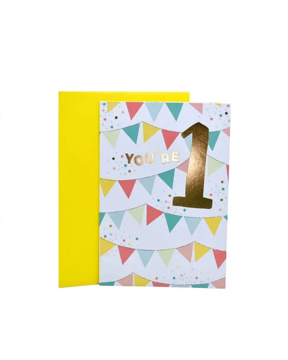Carte d'anniversaire de Hallmark - 1er âge