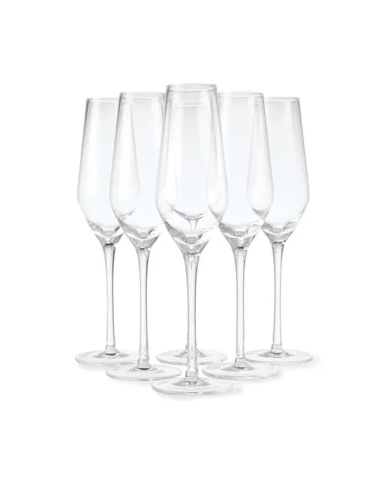 6 verres de champagne de Vino