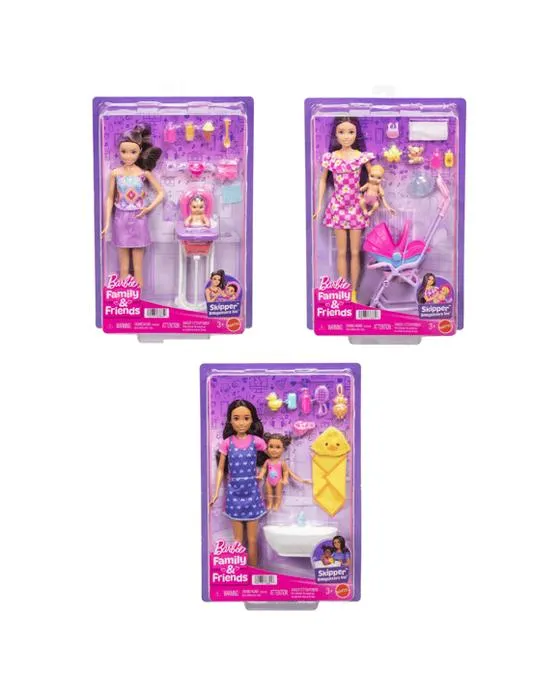 Barbie Family & Friends Skipper Babysitters Inc. Playset avec poupée babysitter & accessoires - Assortiment