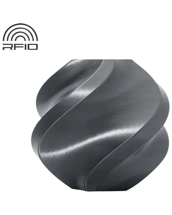 Bambu Lab PLA soie 3D Filament Titan Grey