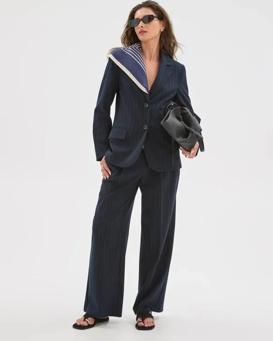 Cible Petites Pinstripe Tailored Blazer