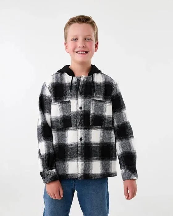 Chemise à capuche manches longues