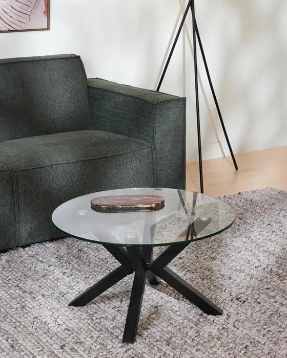 Table de café en verre de Lennox