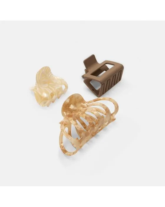 3 Pack Mix Déclaration Claw Cloches de cheveux