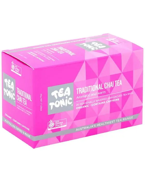 Taches à thé Tonic Chai 20 Pack