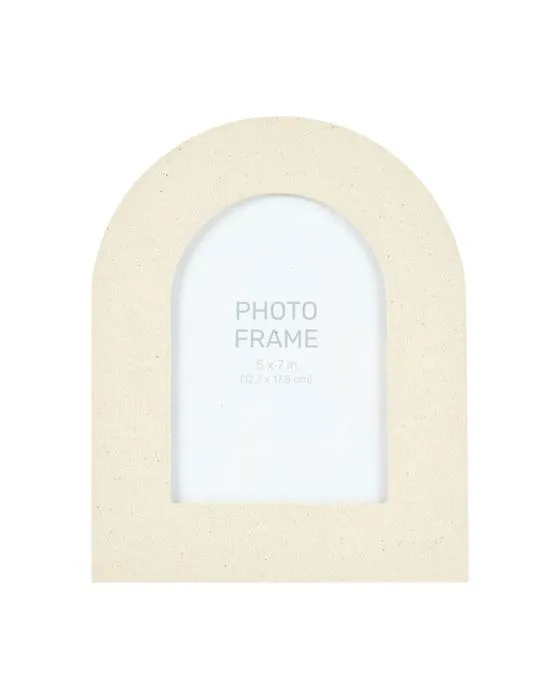 Arch. de pierre de cadre 7 po x 5 po. - Crème
