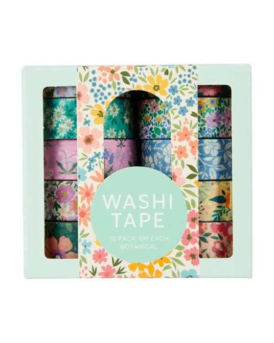 10 bandes washi - Botanique