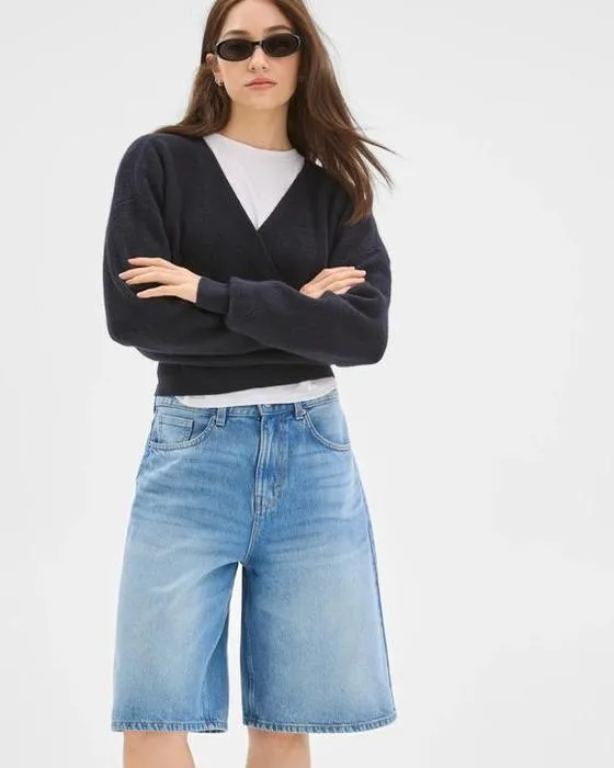 Lily aime les jarrets de denim de mélange de coton australien