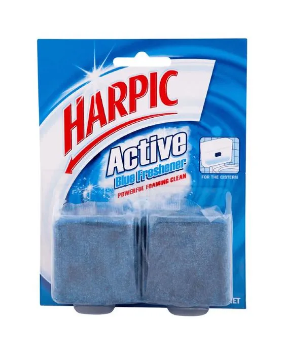 Bloc bleu d'écume harpic 114g 2 Pack