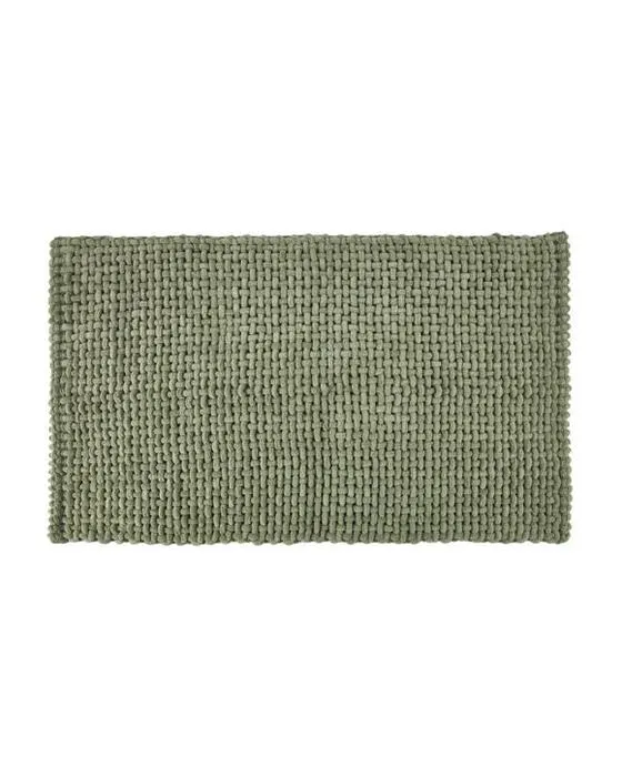 Tapis de bain de toile texturé