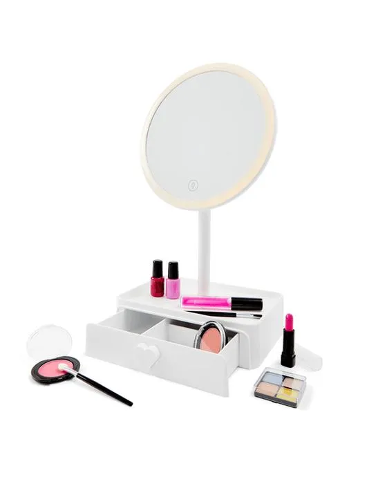 Jouet 14 pièces de la Vanité Light Up Premium avec Kit de maquillage