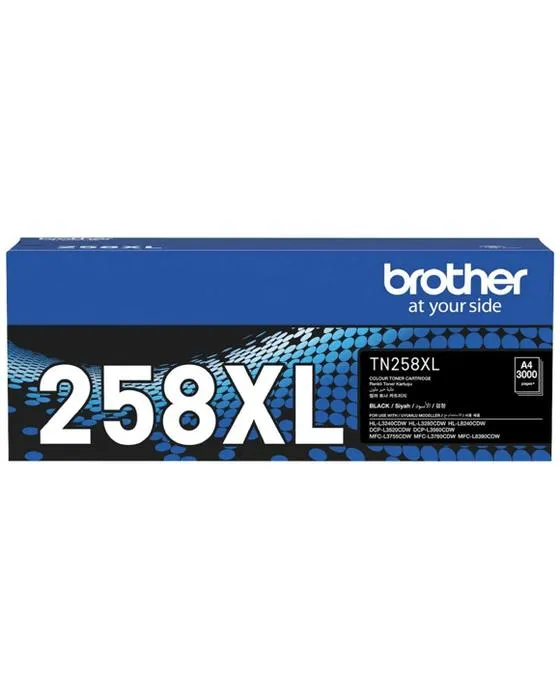 Frère TN258XLBK Toner Cartouche noir