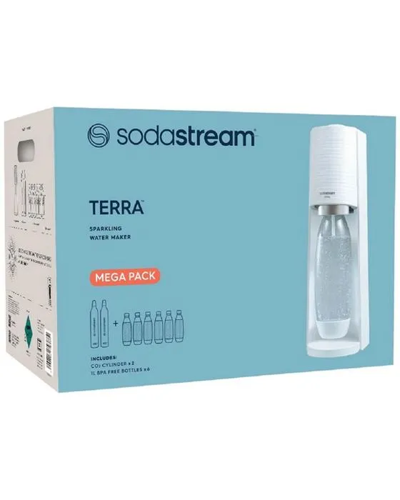 SodaStream Terra Pack de bureau blanc