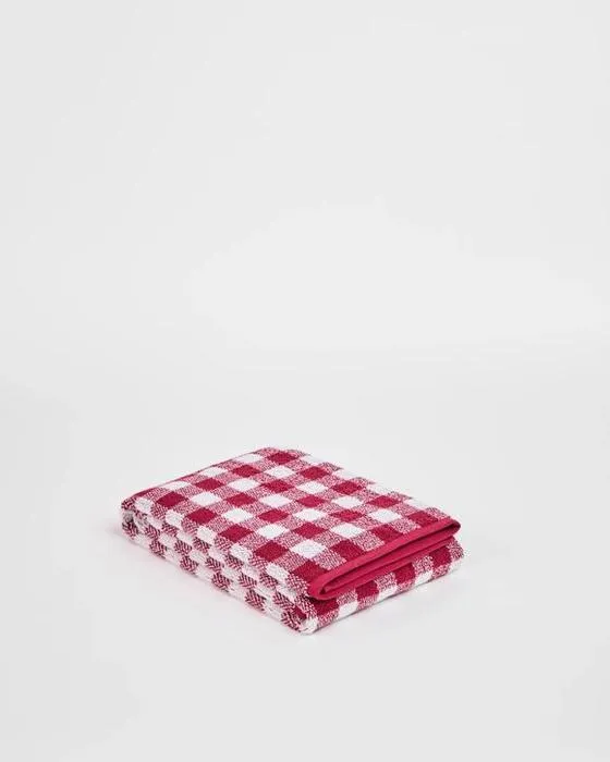 Cible Georgie Aus Cotton Gingham Serviette de bain - Rose