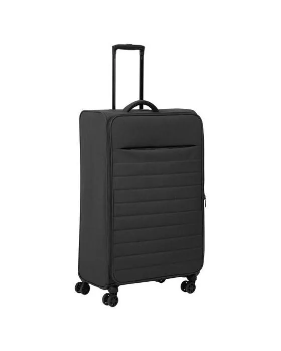 71cm 8 roues léger Coque souple matelassé - Charbon
