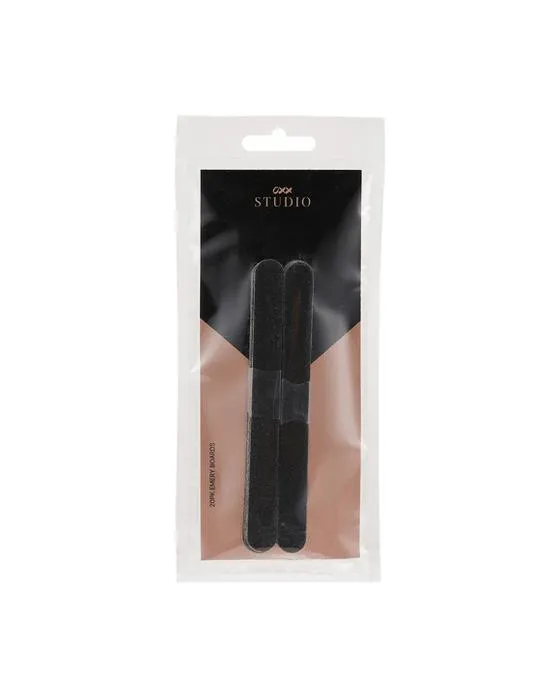 20 Pack noir et rose Emery Boards