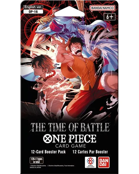 Jeu de cartes de trading d'une pièce Le temps du Pack de booster de bataille (OP16) - Assortiment