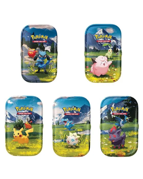 Jeu de cartes de trading de Pokemon: Mega Evolution - Mini-étains de héros ascendants - Assortiment