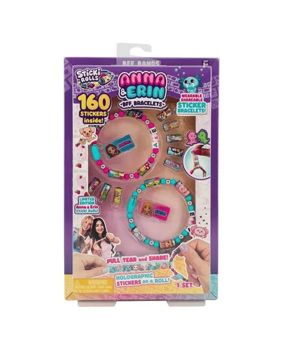 Sticki Rolls: Kit de bracelets Anna & Erin BFF