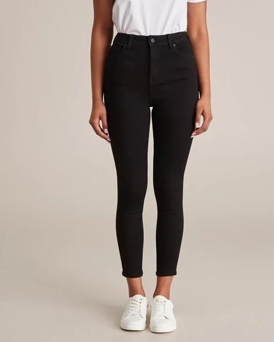 Cible Sophie Skinny Haute hausse Longueur de la récolte Jeans denim